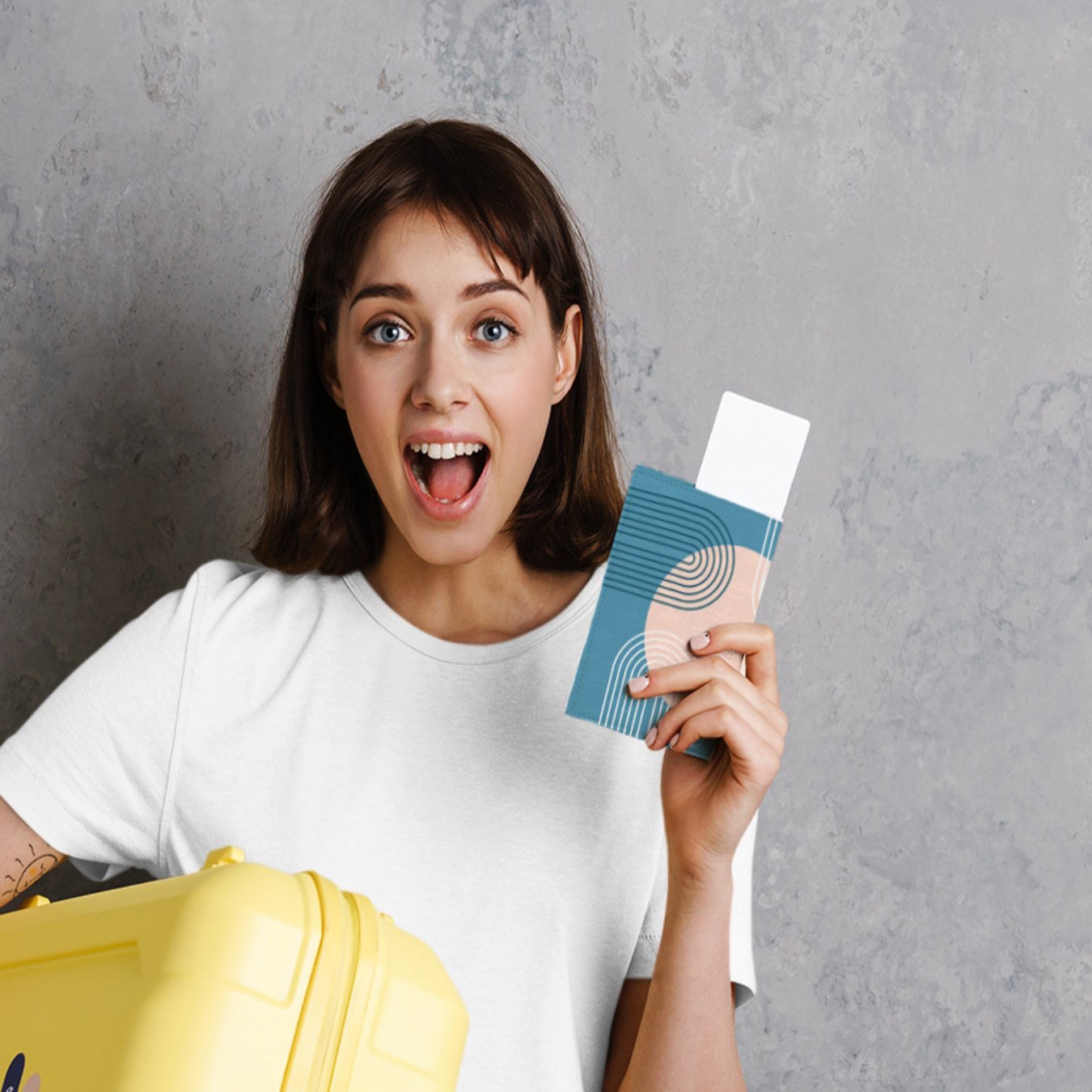 כיסוי דרכון מעוצב בהתאמה אישית - מידות 12X14