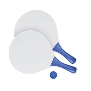 סט טניס חופים מקצועי עם 2 מחבטים וכדור רך