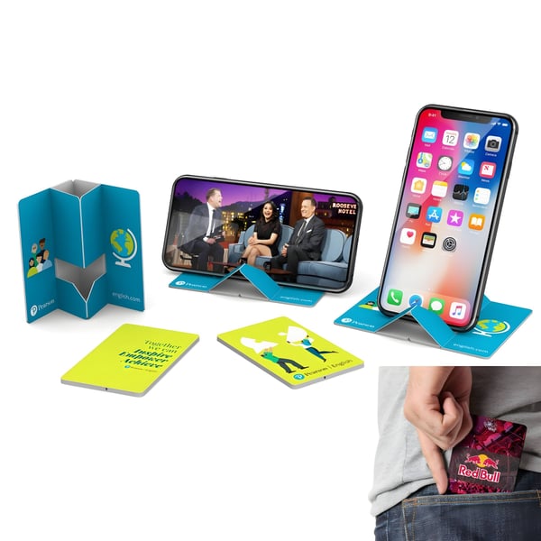 Branded Cardboard Phone Stand for Events