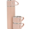 ורוד - תרמוס חצי ליטר+ 3 כוסות באריזת מתנה מהודרת