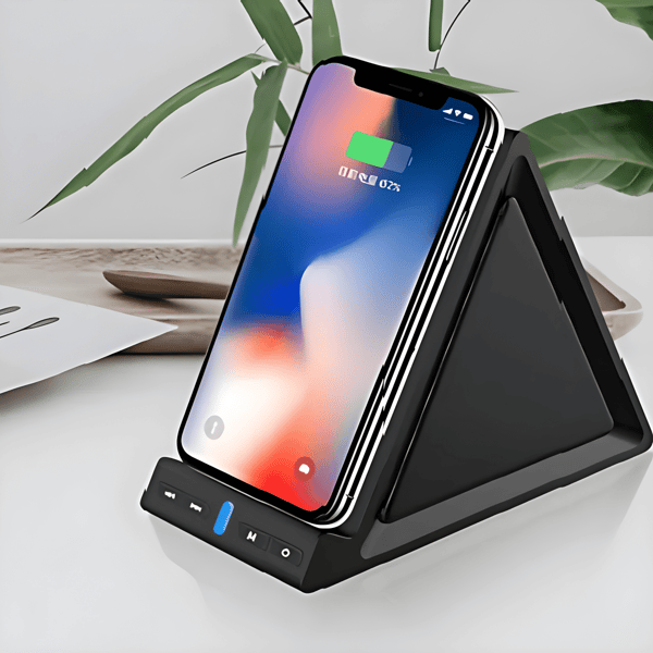 Speaker with Integrated Wireless Charging