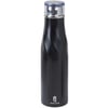 בקבוק תרמי נירוסטה חם / קר 540 מ"ל מבית H2O-Pro - שחור