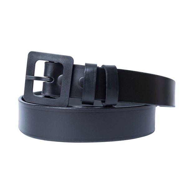 Professional Leather Belt with Reinforced Plastic Buckle