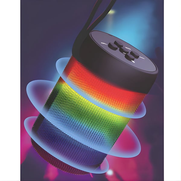רמקול בלוטות' עוצמתי עם תאורת RGB מרהיבה