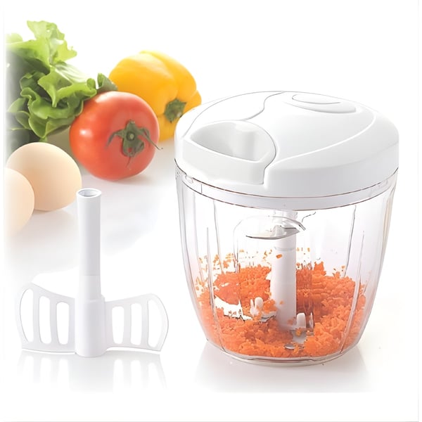 Manual Vegetable Chopper with Large 900ml Container