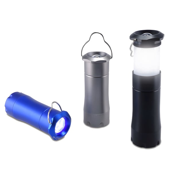 Aluminum Lantern Flashlight with Foldable Hook