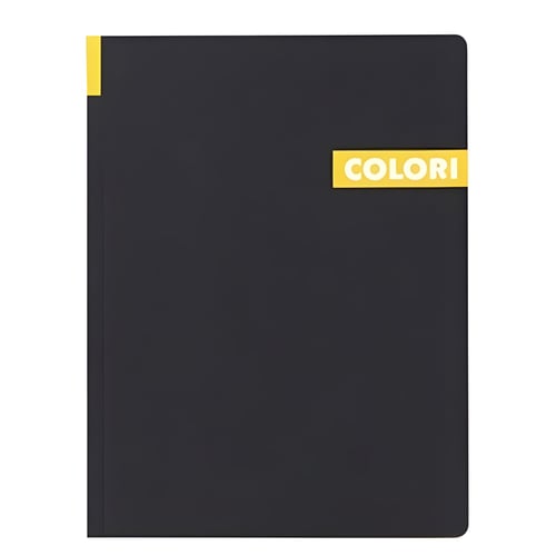 מחברת מעוצבת עם כריכה רכה בצבע שחור