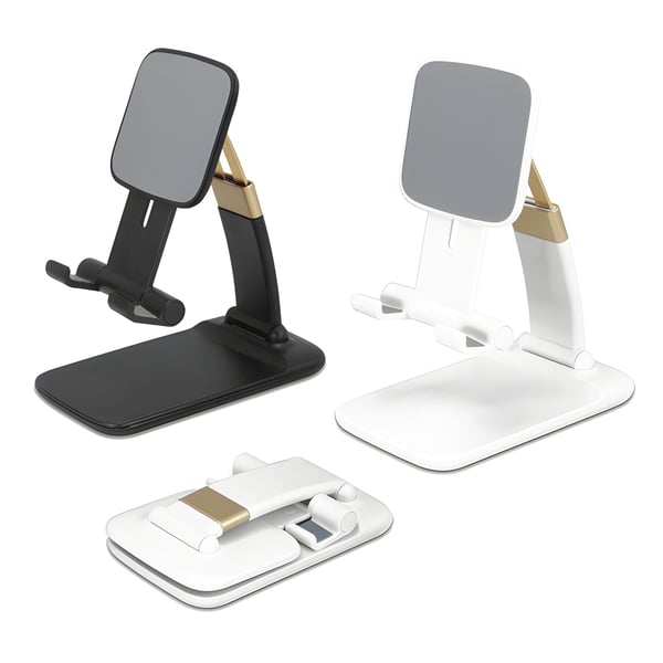 מעמד סמארטפון מתקפל בשילוב אלומיניום ונחושת מבית EVERCHARGE