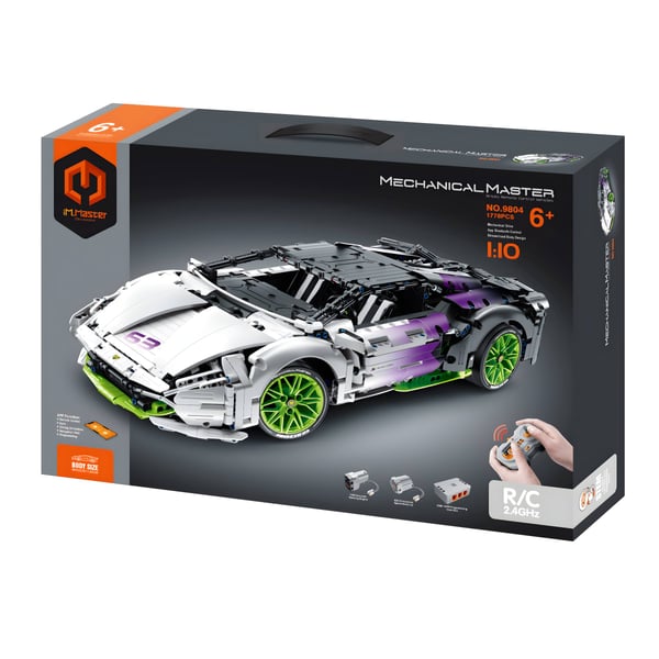 Assemble and Drive: iM Master Supercar with Remote - 1778 Pieces
