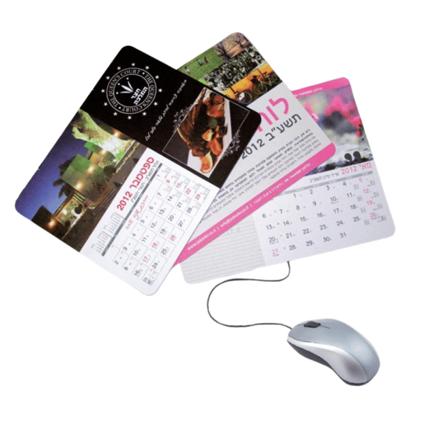 Multipurpose Mouse Pad with Panoramic Calendar
