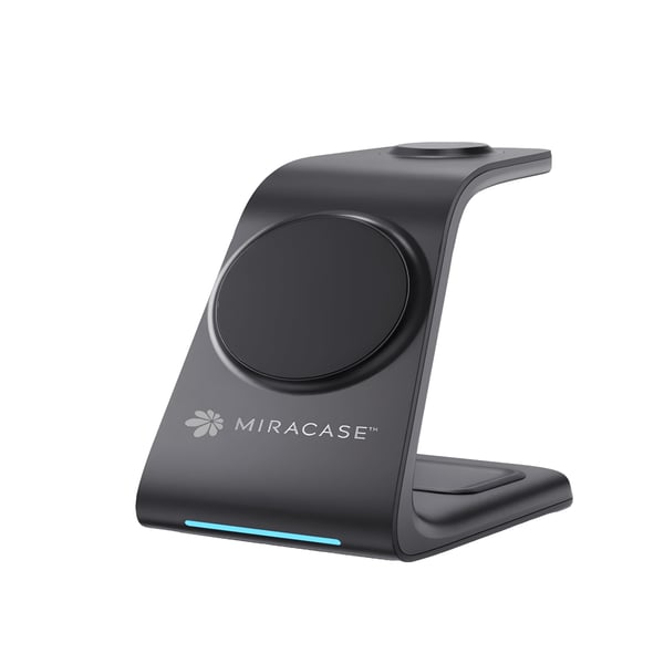 מטען אלחוטי ממותג Miracase - 15W 3 ב-1