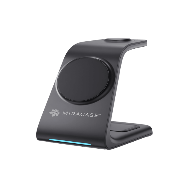 מטען אלחוטי ממותג Miracase - 15W 3 ב-1