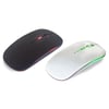 Wireless Mouse with Rechargeable Battery and LED Lights