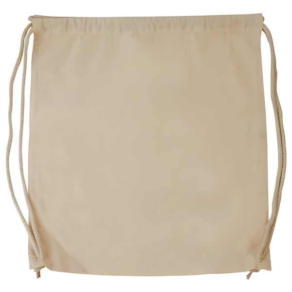 100% Natural Cotton Drawstring Bag - Eco-Friendly & Durable