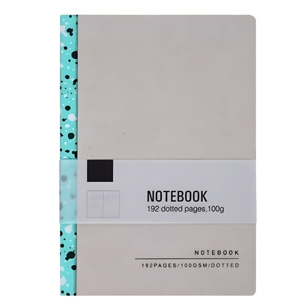 Stylish Notebook with Hard Cardboard Cover