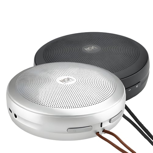 רמקול בלוטות׳ עגול עם נרתיק קשיח