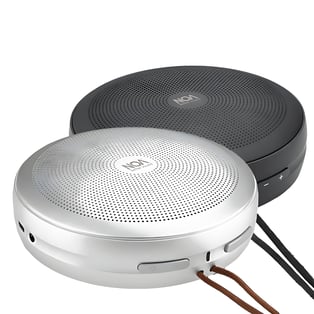 רמקול בלוטות׳ עגול עם נרתיק קשיח