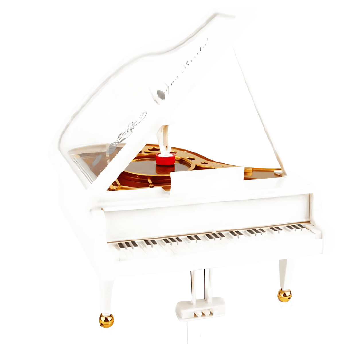 תליון בלרינה לב גדול - תכשיט קסום