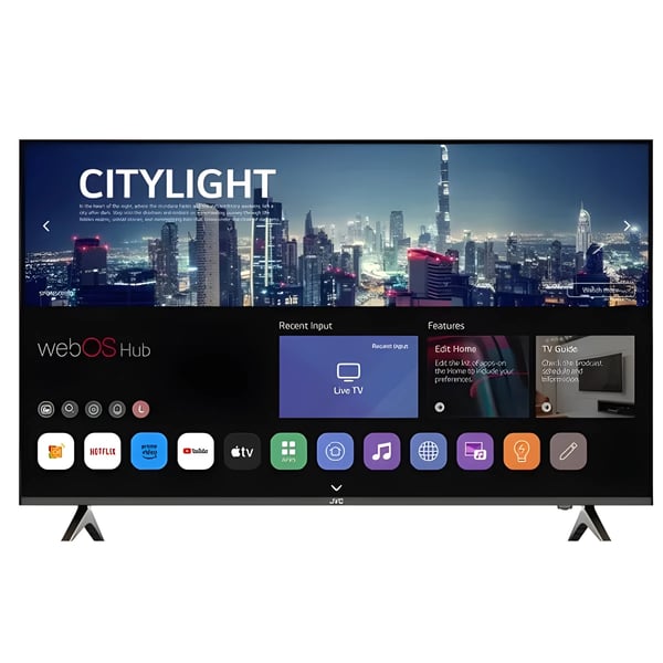 50-Inch JVC Smart LED TV with WEB-OS System