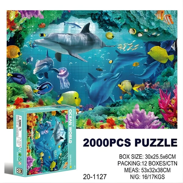 Puzzle with Many Pieces for Family Fun