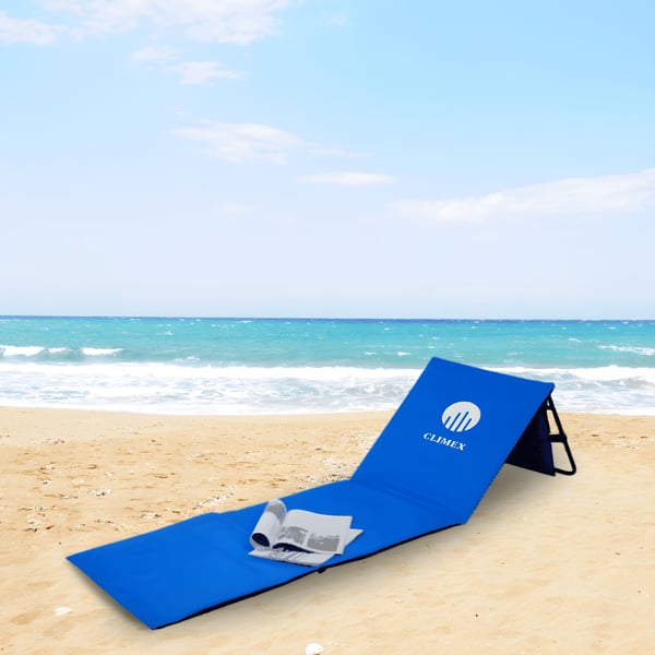 מחצלת חוף גדולה עם משענת גב רחבה CLIMAX