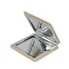 Compact Cork Pocket Mirror with Metal Design
