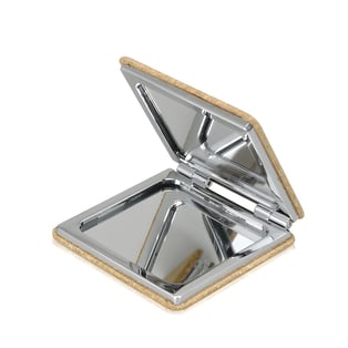 מראת כיס שעם וקומפקטית בעיצוב מתכת