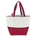 תיק קניות וכנסים מבד קנווס עם כיס פנימי