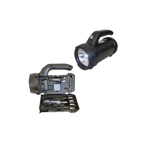 ערכת פנס וכלי עבודה לשטח עם סוללות כלולות