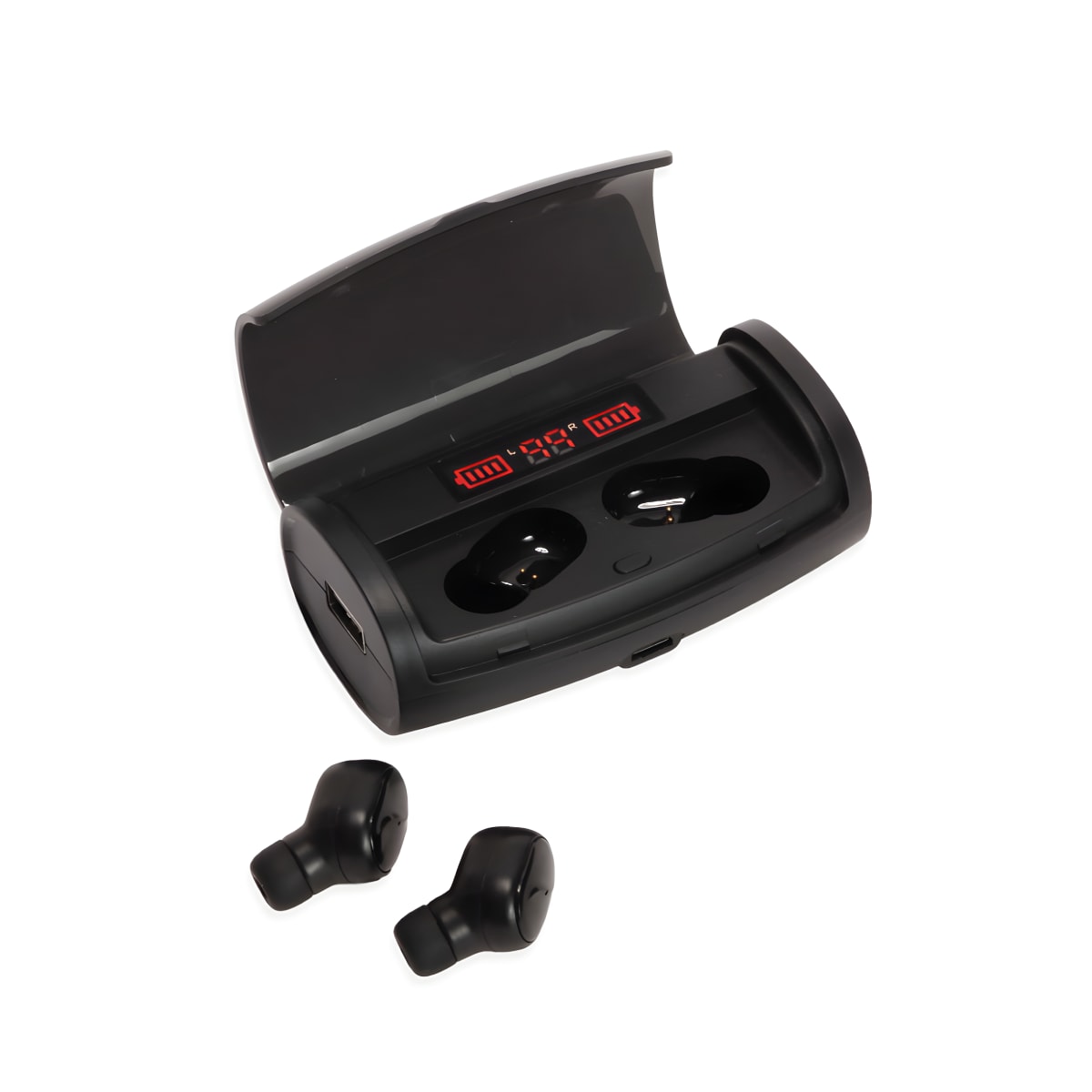 זוג אוזניות אלחוטיות IN-EAR בטכנולוגיית TWS