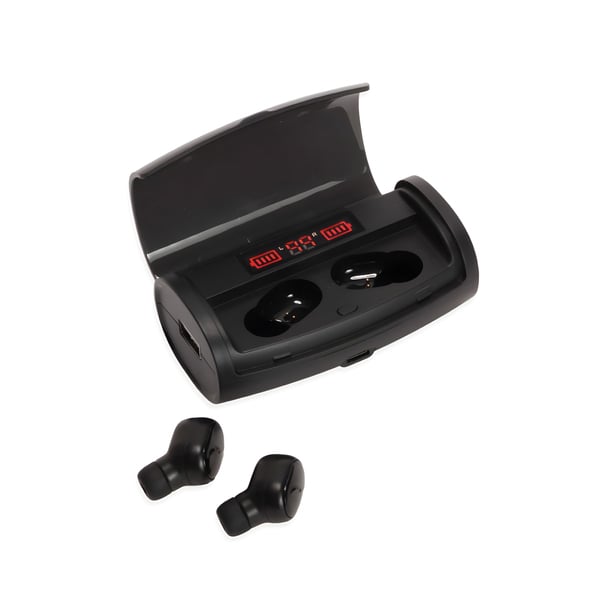זוג אוזניות אלחוטיות IN-EAR בטכנולוגיית TWS