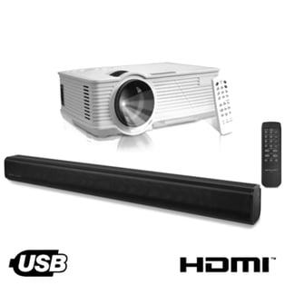 מקרן LED חזק עם סאונד בר בלוטות' - חווית צפייה בלתי נשכחת