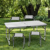 Ultimate Camping Set with Foldable Telescopic Table & 4 Chairs