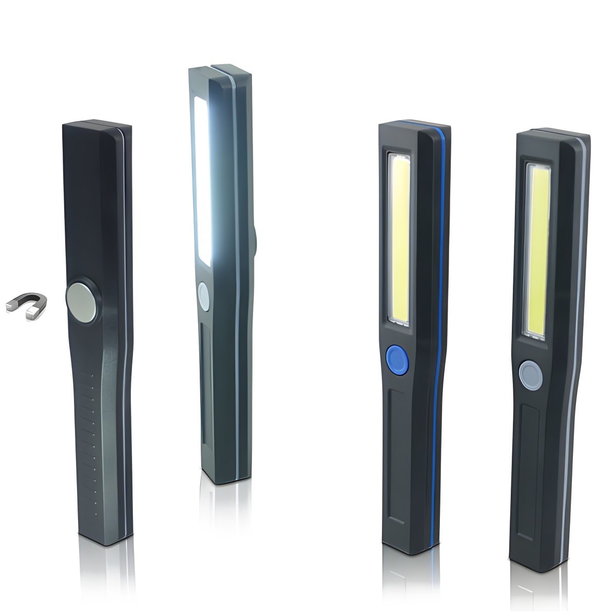 פנס LED COB רב עוצמה עם מגנט אחורי