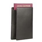 Premium Napa Leather Passport Cover with Slots