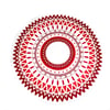 Round Beach Towel with Summer Print