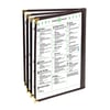 Transparent A4 Cover with 4 Wings Faux Leather Design