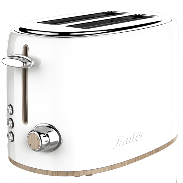 Stylish White 2-Slice Toaster by SAUTER