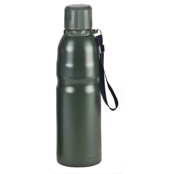 Stylish Olive Green Thermos 3/4 Liter for Heat Retention