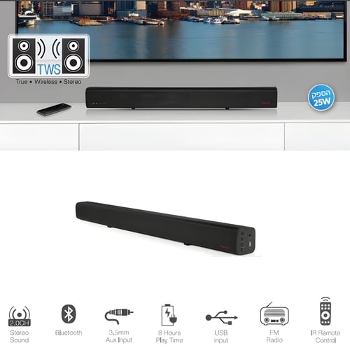 רמקול Bluetooth נייד TWS - חווית סאונד טהור