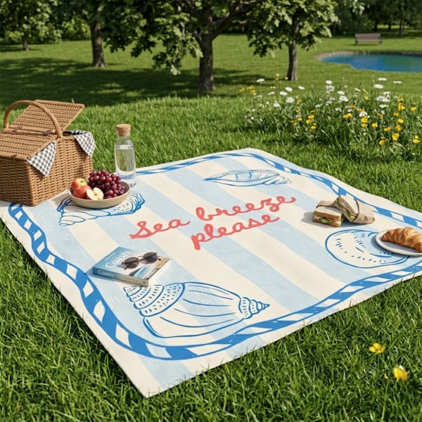 Premium Interlock Fabric Picnic Mat - 150x200 cm