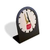 Stylish Desk Clock Made of Wood and Plastic with Custom Branding