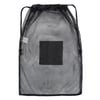 Black Laundry Bag for Soldiers 80x60 cm with Drawstring Closure