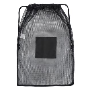 Black Laundry Bag for Soldiers 80x60 cm with Drawstring Closure