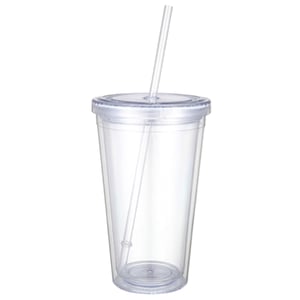Stylish Transparent Double Wall Cup