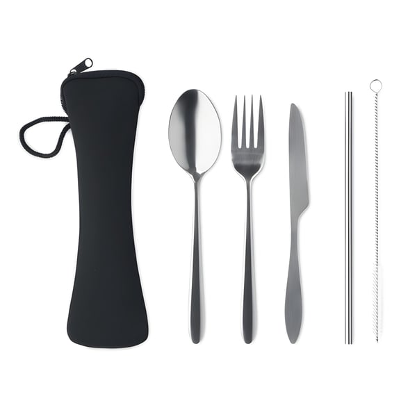 Portable Dining Utensil Set in Carry Case