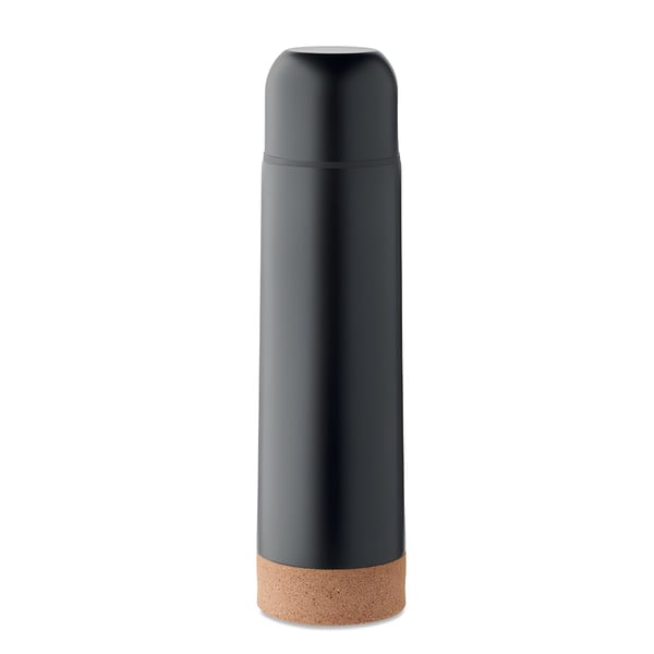 Recycled Stainless Steel Insulated Flask with Cork Base