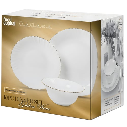 סדרת כלי אירוח פאר ל-6 סועדים - עמידות שיא מבית Food Appeal
