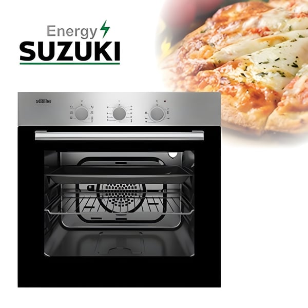 Suzuki Stainless Steel Built-In Oven with Turbo Fan & Timer