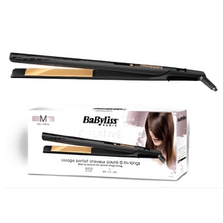 מחליק שיער קרמי מוזהב עם 3 דרגות חום שונות